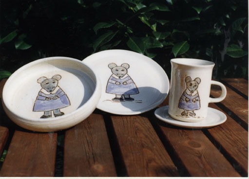 Kindergeschirr · Mäusemädchen